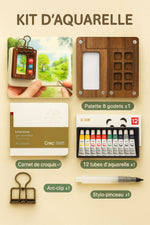 Melia™ - Mini Kit d'aquarelle